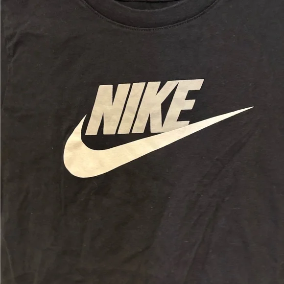 Nike Kids Black Logo Tee - Picture 3 of 5